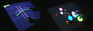 Multipoint touch screen