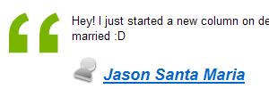 Comments in blogs
