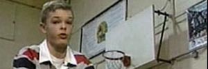 Autistic teen and basketball team