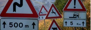 Fewer signs, fewer accidents